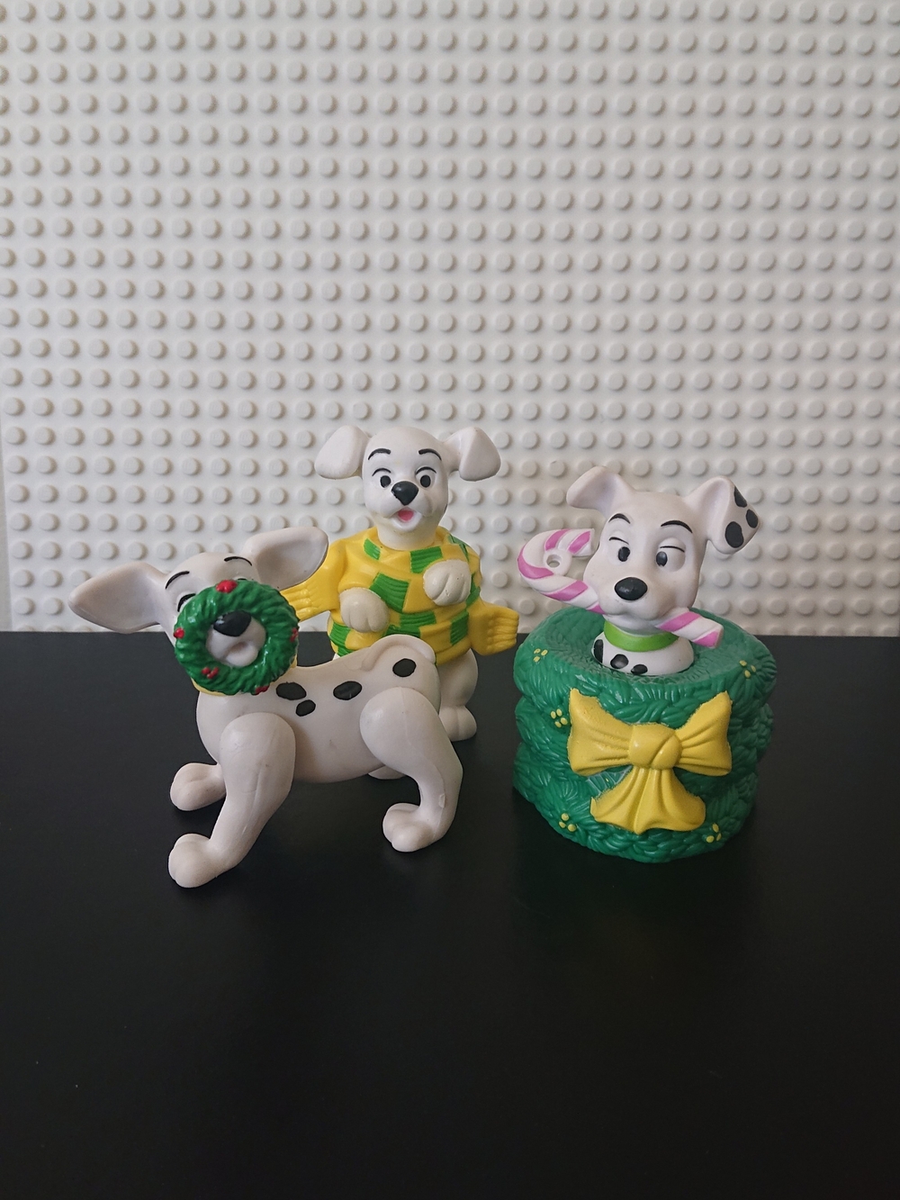 Disney 101 Dalmatians - 3x Dalmatian Puppy Dog Lot - McDonald's Happy Meal Toy